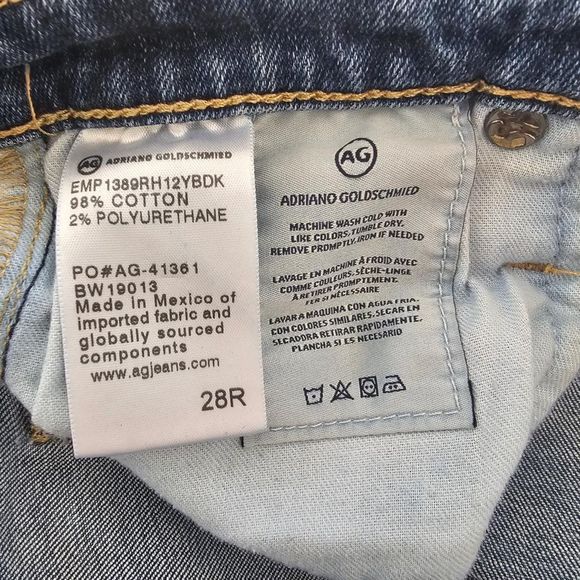 AG Jeans The Leggin Super Skinny Ankle/ Adriano Goldschmied Size 28 - Picture 5 of 8